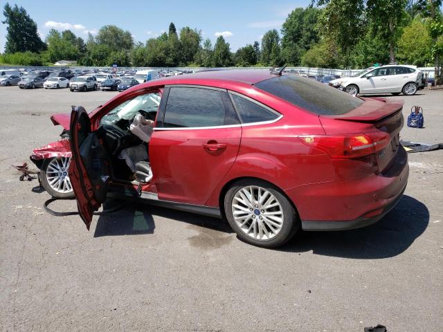 1FADP3J24FL349271 - 2015 FORD FOCUS TITANIUM BURGUNDY photo 2