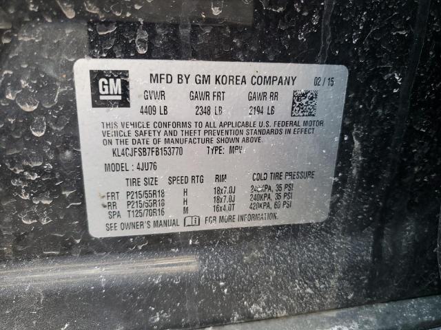 KL4CJFSB7FB153770 - 2015 BUICK ENCORE CONVENIENCE 黑色 照片 13