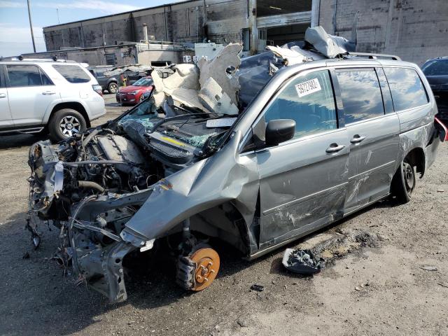 5FNRL38458B051756 - 2008 HONDA ODYSSEY EX GRAY photo 2