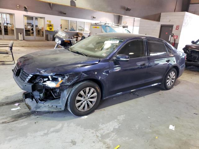 1VWAP7A30DC016976 - 2013 VOLKSWAGEN PASSAT S BLUE photo 1