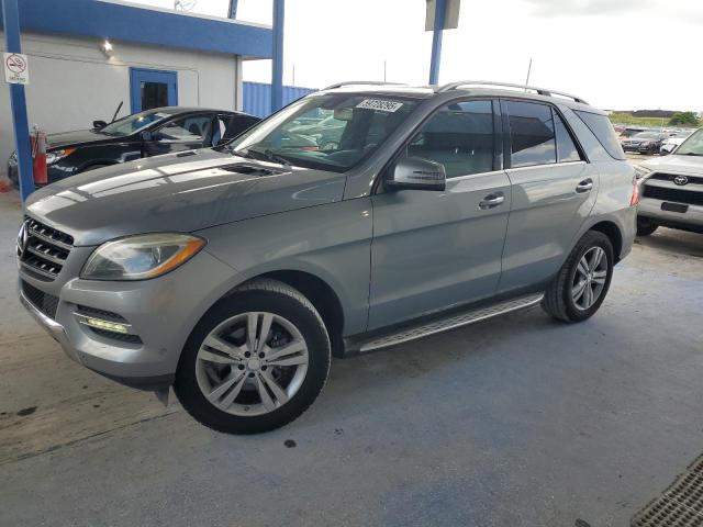 4JGDA5HB9EA374539 - 2014 MERCEDES-BENZ ML 350 4MATIC SILVER photo 1