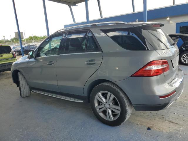 4JGDA5HB9EA374539 - 2014 MERCEDES-BENZ ML 350 4MATIC SILVER photo 2