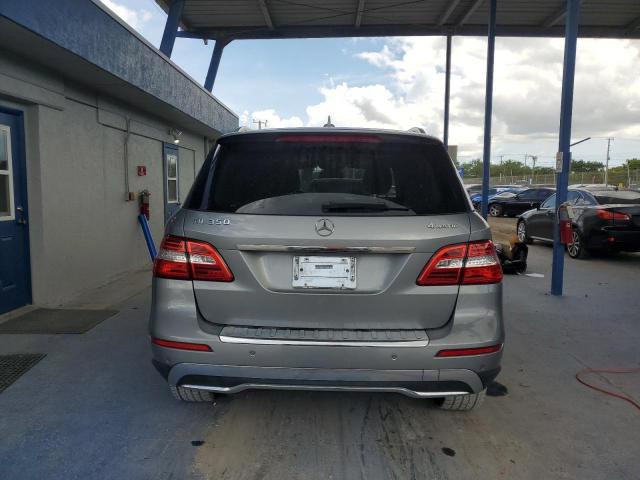 4JGDA5HB9EA374539 - 2014 MERCEDES-BENZ ML 350 4MATIC SILVER photo 6