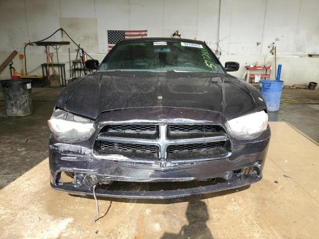 2B3CL1CTXBH600010 - 2011 DODGE CHARGER POLICE BLACK photo 5