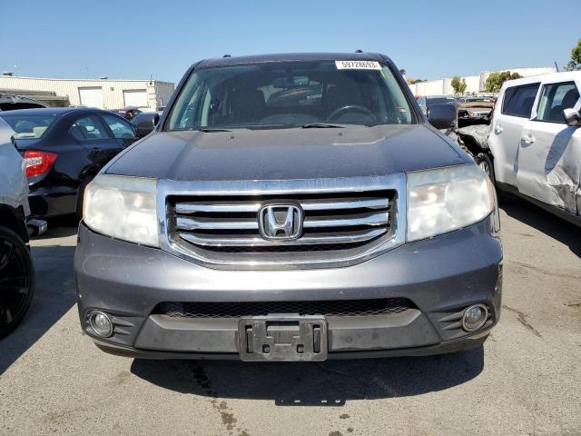 5FNYF4H90DB064512 - 2013 HONDA PILOT TOURING GRAY photo 5