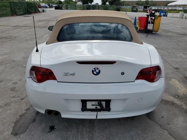 4USBU33567LW70905 - 2007 BMW Z4 3.0 WHITE photo 6