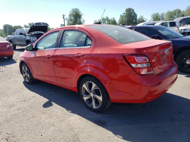 1G1JF5SB7H4126593 - 2017 CHEVROLET SONIC PREMIER RED photo 2