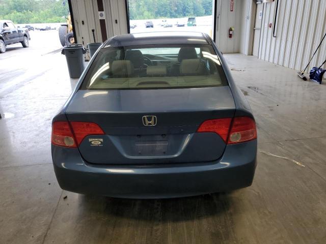 2HGFA16887H502238 - 2007 HONDA CIVIC EX BLUE photo 6