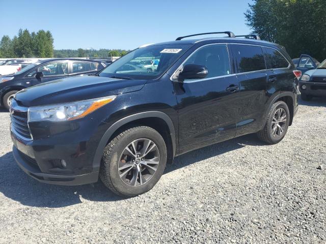 5TDJKRFH8GS292634 - 2016 TOYOTA HIGHLANDER XLE BLACK photo 1
