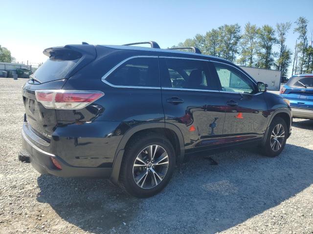 5TDJKRFH8GS292634 - 2016 TOYOTA HIGHLANDER XLE BLACK photo 3
