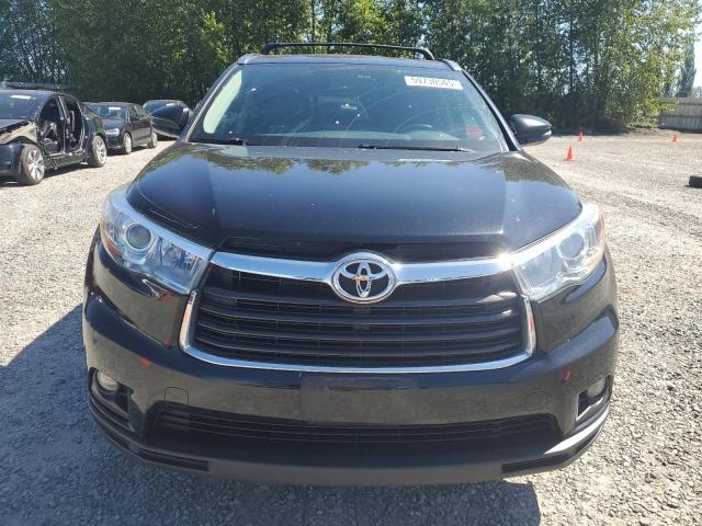 5TDJKRFH8GS292634 - 2016 TOYOTA HIGHLANDER XLE BLACK photo 5