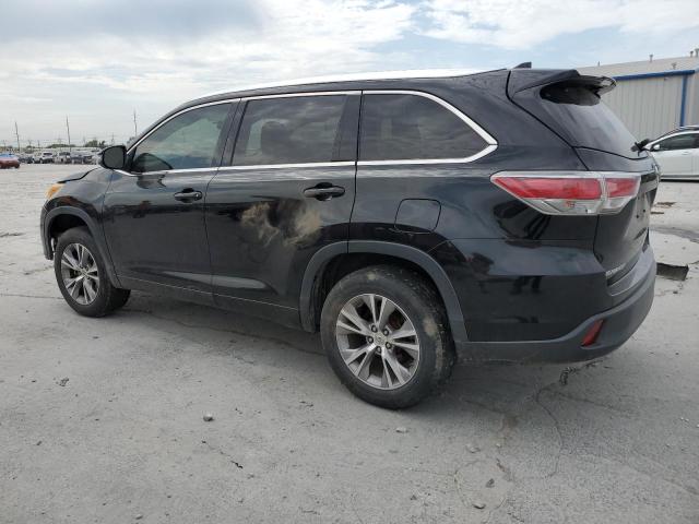 5TDKKRFH9ES009725 - 2014 TOYOTA HIGHLANDER XLE Qara foto 2