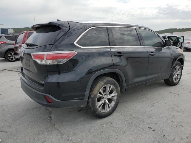 5TDKKRFH9ES009725 - 2014 TOYOTA HIGHLANDER XLE Qara foto 3