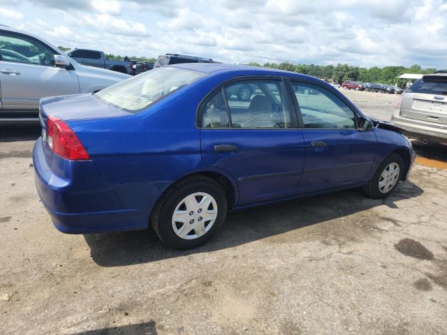 1HGES16385L011049 - 2005 HONDA CIVIC DX VP ლურჯი ფოტო 3