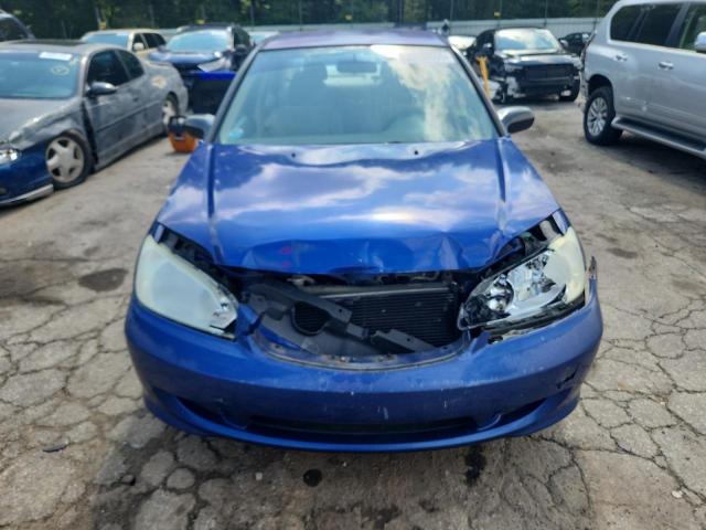 1HGES16385L011049 - 2005 HONDA CIVIC DX VP ლურჯი ფოტო 5