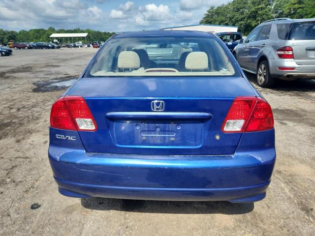 1HGES16385L011049 - 2005 HONDA CIVIC DX VP ლურჯი ფოტო 6