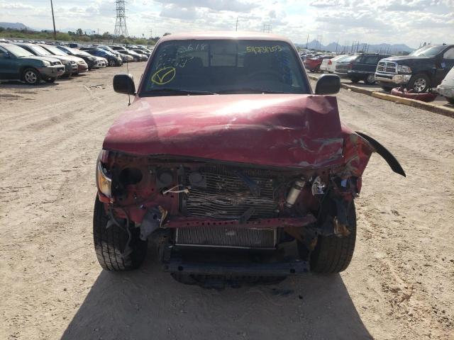 5TESN92N74Z367877 - 2004 TOYOTA TACOMA XTRACAB PRERUNNER წითელი ფოტო 5