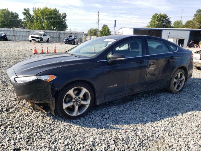 3FA6P0LU9ER118047 - 2014 FORD FUSION SE HYBRID BLACK photo 1