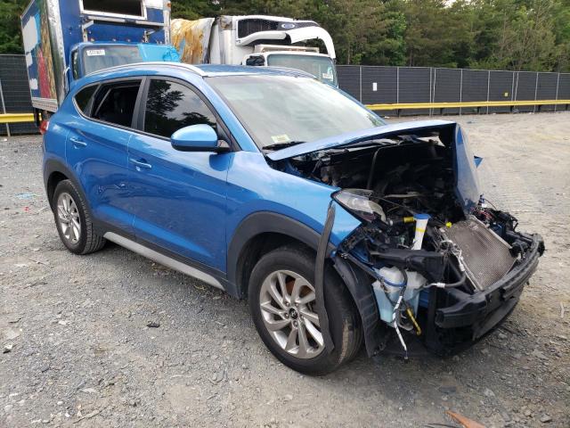 KM8J33A4XJU614803 - 2018 HYUNDAI TUCSON SEL BLUE photo 4