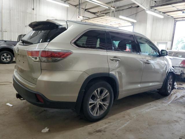 5TDJKRFH1FS216851 - 2015 TOYOTA HIGHLANDER XLE GOLD photo 3