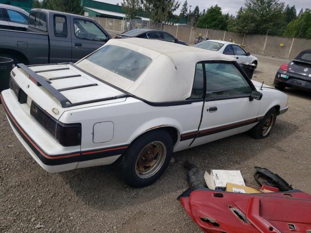 1FABP44A6KF131678 - 1989 FORD MUSTANG LX WHITE photo 3
