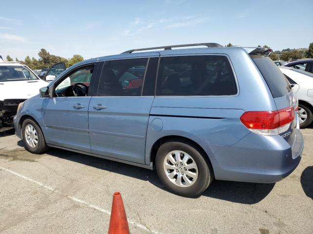 5FNRL38758B018492 - 2008 HONDA ODYSSEY EXL BLUE photo 2