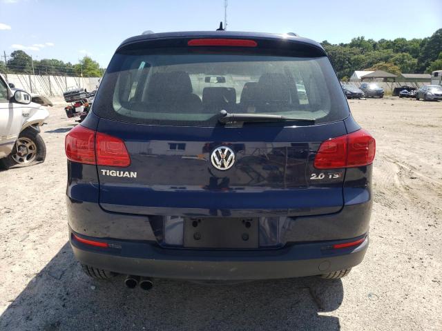 WVGAV7AX8FW588886 - 2015 VOLKSWAGEN TIGUAN S BLUE photo 6