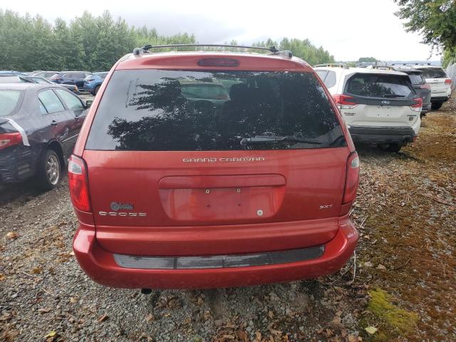 2D4GP44L15R152813 - 2005 DODGE CARAVAN SXT RED photo 6