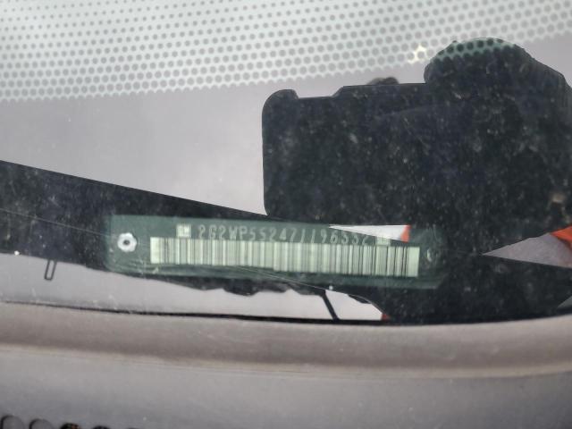 2G2WP552471196332 - 2007 PONTIAC GRAND PRIX 青色 照片 12