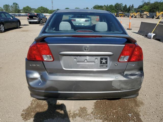 2HGES26824H525878 - 2004 HONDA CIVIC EX SILVER photo 6