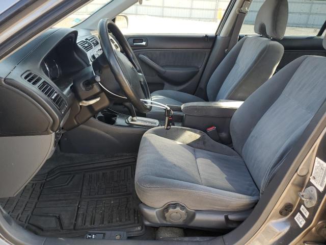 2HGES26824H525878 - 2004 HONDA CIVIC EX SILVER photo 7