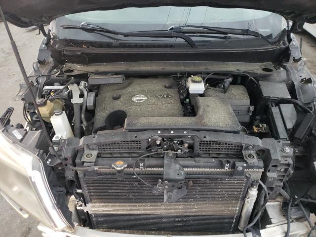 5N1AR2MN7DC614443 - 2013 NISSAN PATHFINDER S GRAY photo 12