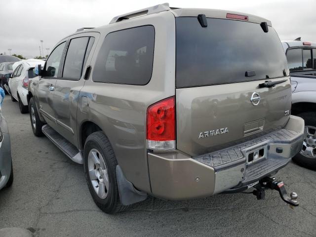 5N1AA08CX7N719037 - 2007 NISSAN ARMADA SE TAN photo 2