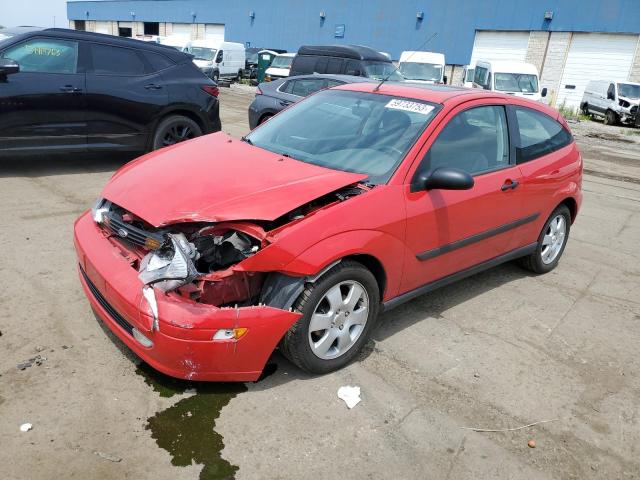 3FAFP31331R190593 - 2001 FORD FOCUS ZX3 RED photo 1