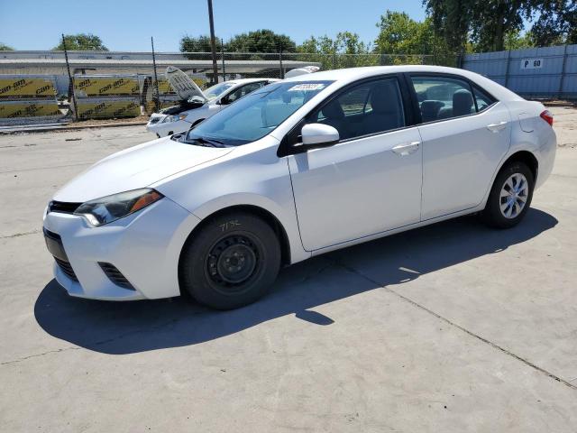 5YFBPRHE2FP228427 - 2015 TOYOTA COROLLA ECO WHITE photo 1