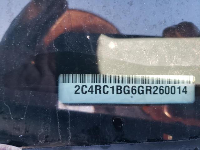 2C4RC1BG6GR260014 - 2016 CHRYSLER TOWN & COU TOURING 红色 照片 10