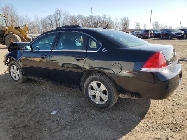 2G1WT58K979243710 - 2007 CHEVROLET IMPALA LT BLACK photo 2