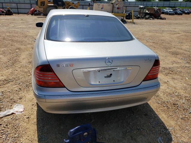 WDBNG70J24A419162 - 2004 MERCEDES-BENZ S 430 SILVER photo 6