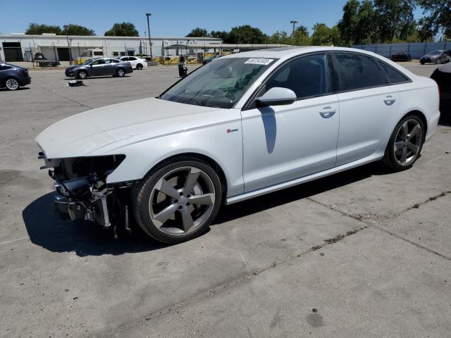 WAUHGAFC9EN125396 - 2014 AUDI A6 PRESTIGE WHITE photo 1