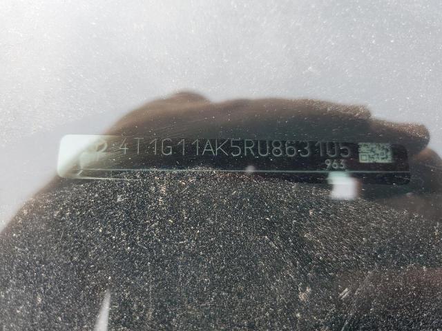 4T1G11AK5RU863105 - 2024 TOYOTA CAMRY SE NIGHT SHADE BLACK photo 12