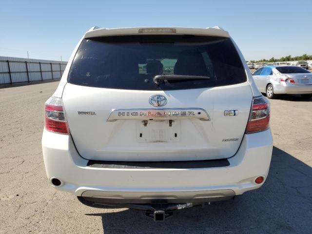 JTEEW44A182000664 - 2008 TOYOTA HIGHLANDER HYBRID LIMITED WHITE photo 6