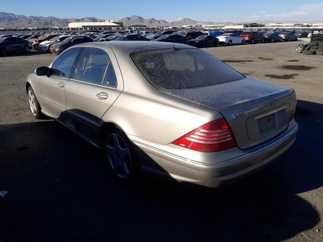 WDBNG84J23A377543 - 2003 MERCEDES-BENZ S 500 4MATIC GRAY photo 3