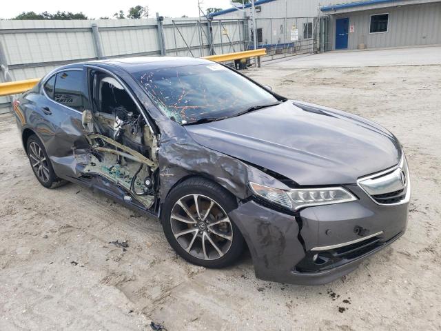 19UUB2F75HA003091 - 2017 ACURA TLX ADVANCE GRAY photo 4