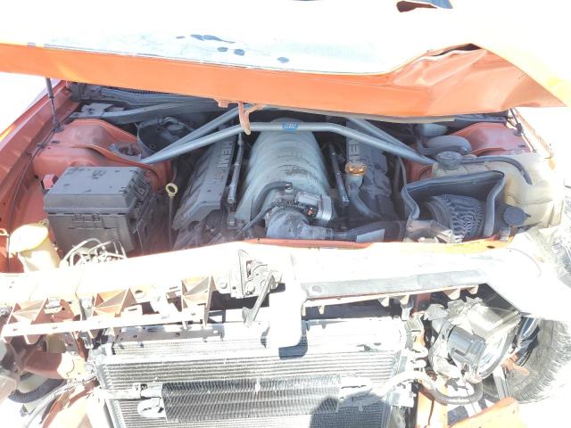 2B3LJ74W18H300981 - 2008 DODGE CHALLENGER SRT-8 ORANGE photo 11