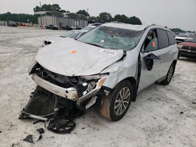 5N1AR2MN1FC722236 - 2015 NISSAN PATHFINDER S SILVER photo 1