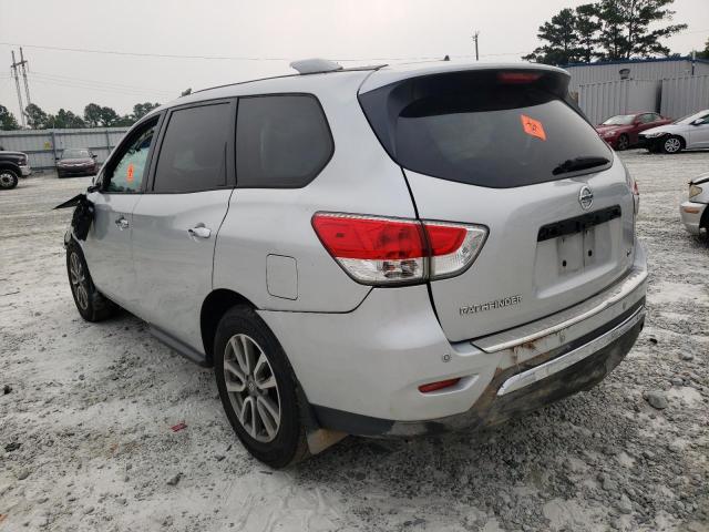 5N1AR2MN1FC722236 - 2015 NISSAN PATHFINDER S SILVER photo 2