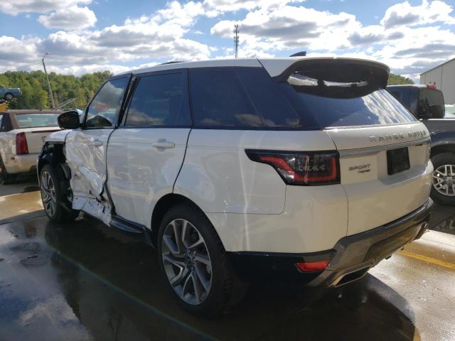 SALWR2RK9JA185735 - 2018 LAND ROVER RANGE ROVE HSE WHITE photo 3