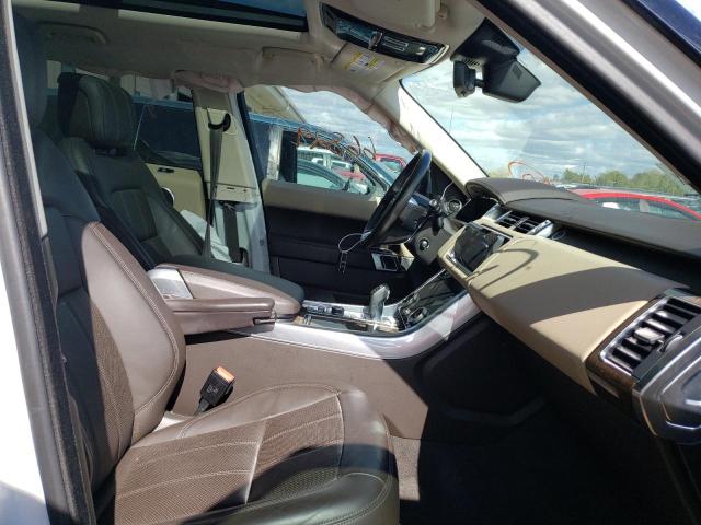 SALWR2RK9JA185735 - 2018 LAND ROVER RANGE ROVE HSE WHITE photo 5