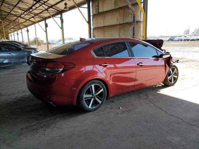 3KPFL4A84JE243008 - 2018 KIA FORTE EX RED photo 3