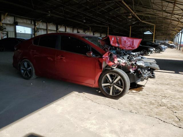 3KPFL4A84JE243008 - 2018 KIA FORTE EX RED photo 4